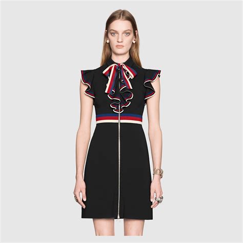 gucci sylvie web stretch jersey dress|Gucci Sylvie Web Stretch Jersey Dress .